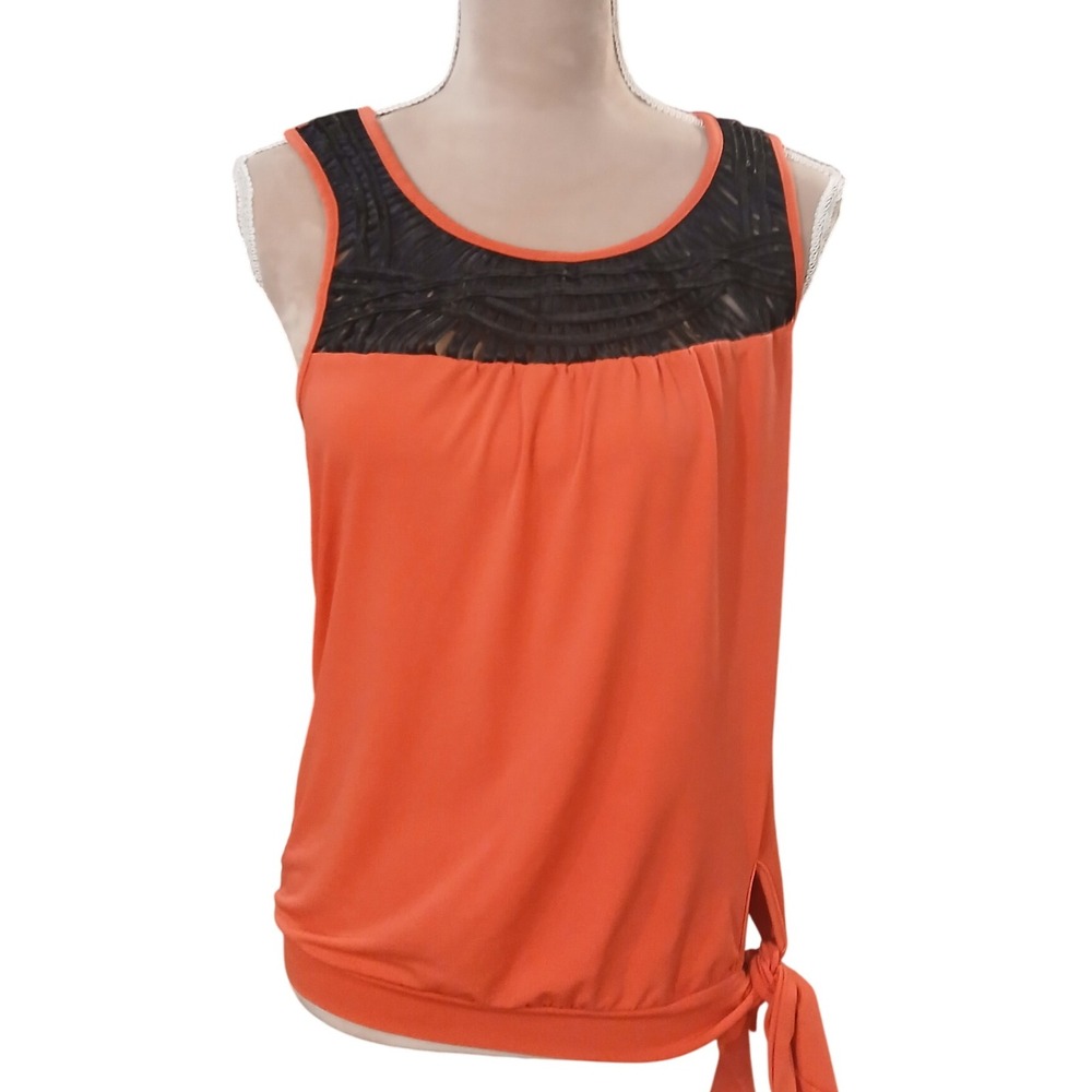 Speechless Juniors XL Mango Sleeveless Tie Waist Tank Top Women Thrashedk